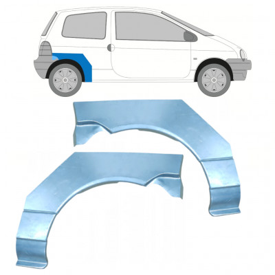 Pannello di riparazione parafango posteriore per Renault Twingo 1993-2007 / Sinistra+Destra / Set 9933