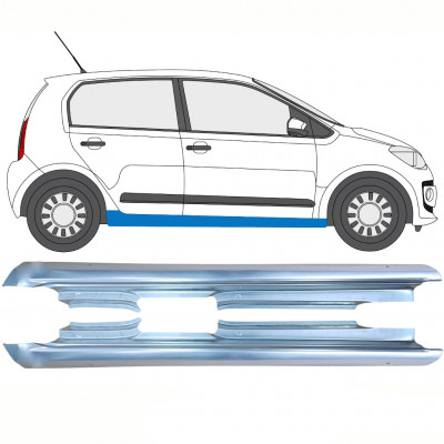 Sottoporta Lamiera Completo per Volkswagen UP! 2011- / Sinistra+Destra / Set 10865