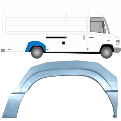 Pannello di riparazione parafango posteriore per Mercedes Vario 1996- / Destra 5596