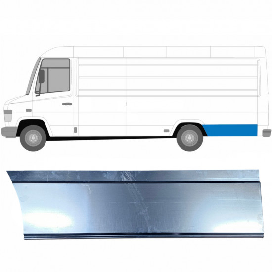 Pannello di riparazione parafango posteriore per Mercedes Vario 1996- / Sinistra 5600