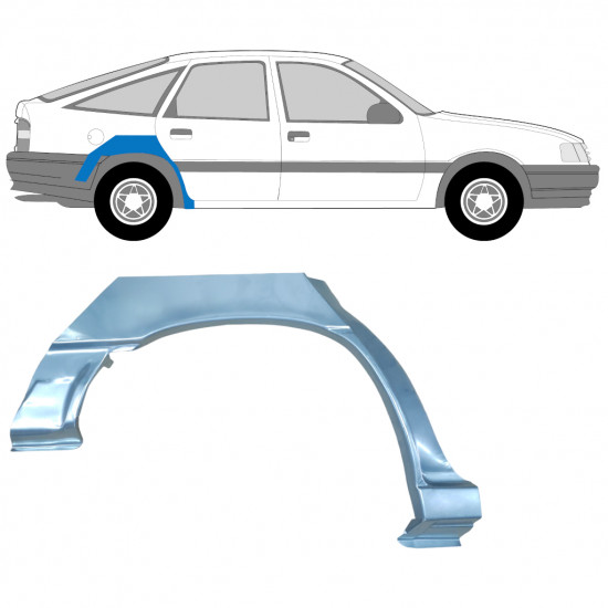 Pannello di riparazione parafango posteriore per Opel Vectra A Cavalier 1988-1995 / Destra 11208