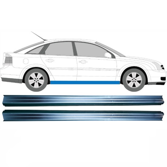 Pannello di riparazione sottoporta inferiore per Opel Vectra C 2002-2009 / Sinistra+Destra / Set 16098