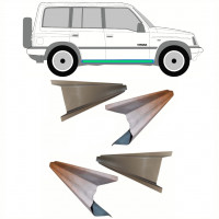 Pannello di riparazione sottoporta interno ed esterno per Suzuki Vitara 1996-2003 / Sinistra = Destra (simmetrico) / Set 10311