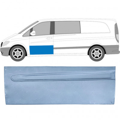 Pannello di riparazione porta anteriore per Mercedes Vito W639 2003-2014 / Sinistra 6003