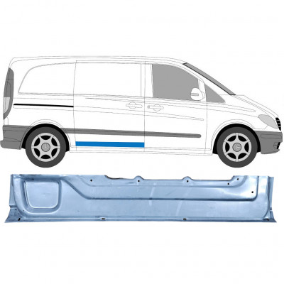 Pannello di riparazione porta scorrevole interno per Mercedes Vito W639 2003-2014 / Destra 6813