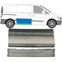 Pannello di riparazione esterno inferiore porta scorrevole per Mercedes Vito W639 2003-2014 / Destra / Set 9647