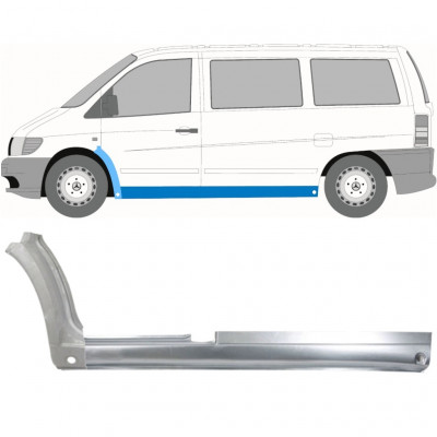 Lamiera di riparazione sottoporta completo e parafango anteriore per Mercedes Vito I W638 1996-2003 / Sinistra / Set 11503