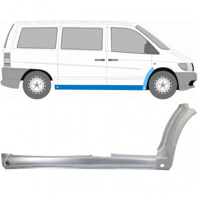 Lamiera di riparazione sottoporta completo e parafango anteriore per Mercedes Vito I W638 1996-2003 / Destra / Set 11502