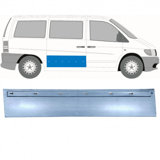 Pannello di riparazione porta scorrevole per Mercedes Vito I W638 1996-2003 / Destra 11500