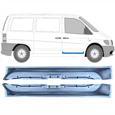 Pannello di riparazione porta anteriore interno per Mercedes Vito I W638 1996-2003 / Sinistra+Destra / Set 10433