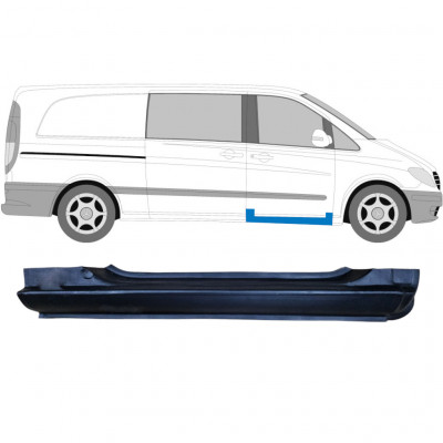 Pannello di riparazione davanzale della porta anteriore per Mercedes Vito W639 2003-2014 / Destra 6000