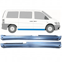 Sottoporta Lamiera Completo per Mercedes Vito I W638 1996-2003 / Sinistra+Destra / Set 9474