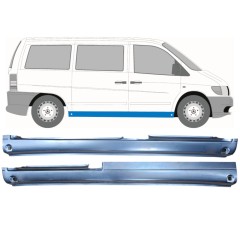 Sottoporta Lamiera Completo per Mercedes Vito I W638 1996-2003 / Sinistra+Destra / Set 9474