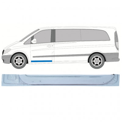 Pannello di riparazione porta anteriore interno per Mercedes Vito W639 2003-2014 / Sinistra 12643