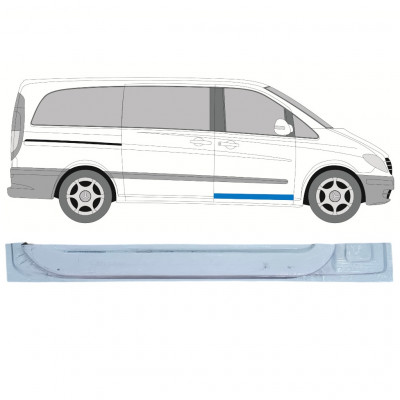 Pannello di riparazione porta anteriore interno per Mercedes Vito W639 2003-2014 / Destra 12642