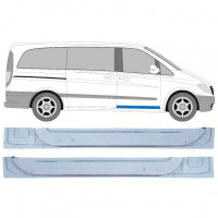 Pannello di riparazione porta anteriore interno per Mercedes Vito W639 2003-2014 / Sinistra+Destra / Set 12644