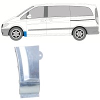 Pannello di riparazione parafango anteriore per Mercedes Vito W639 2003-2014 / Sinistra 16810
