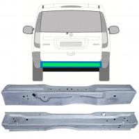 Lamiera di riparazione sezione posteriore interna ed esterna per Mercedes Vito W639 2003-2014 / Set 12561