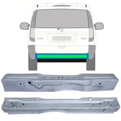 Lamiera di riparazione sezione posteriore interna ed esterna per Mercedes Vito W639 2003-2014 / Set 12561