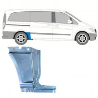 Pannello di riparazione parafango posteriore per Mercedes Vito W639 2003-2014 / Destra 11862