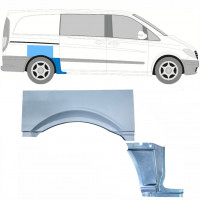Pannello di riparazione parafango posteriore per Mercedes Vito W639 2003-2014 / Destra / Set 11866