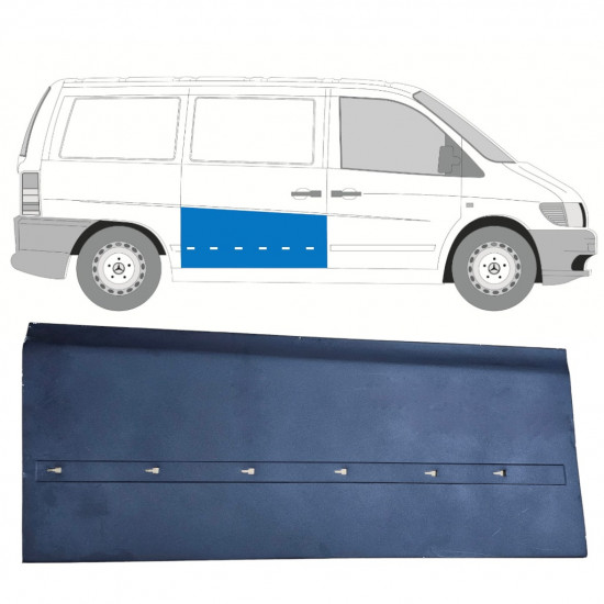 Pannello di riparazione porta scorrevole per Mercedes Vito I W638 1996-2003 / Destra 11992