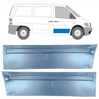 Lamiera di riparazione del rivestimento della porta anteriore per Mercedes Vito I W638 1996-2003 / Sinistra+Destra / Set 9788