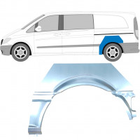 Pannello di riparazione parafango posteriore per Mercedes Vito W639 2003-2014 / Sinistra 5880