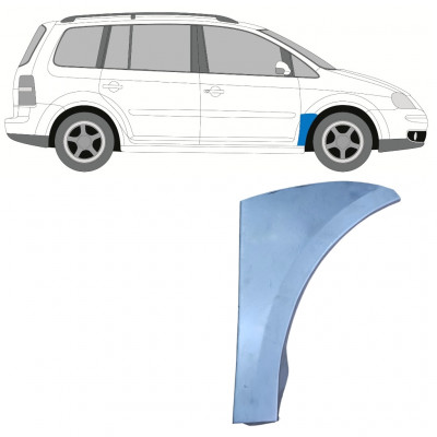 Pannello di riparazione parafango anteriore per Volkswagen Touran 2003-2010 / Destra 8950