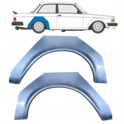 Pannello di riparazione parafango posteriore per Volvo 240 1975-1993 / Sinistra+Destra / Set 10765