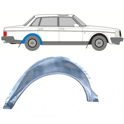 Pannello di riparazione parafango posteriore interno per Volvo 240 1975-1993 / Destra 12777