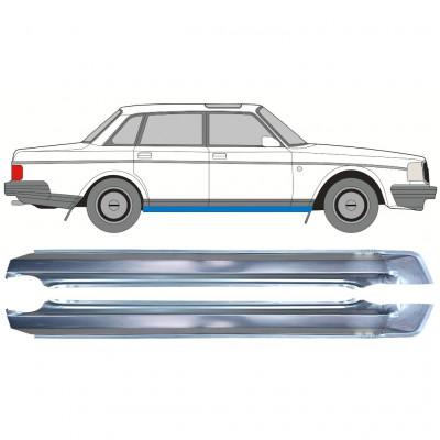 Sottoporta Lamiera Completo per Volvo 240 1975-1993 / Sinistra / Destra / Set 12772