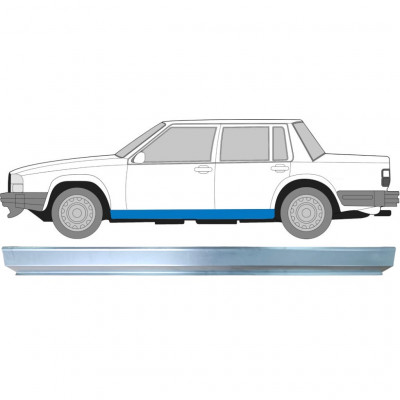 Pannello di riparazione sottoporta lamiera per Volvo 740 760 1982-1992 / Sinistra 8857