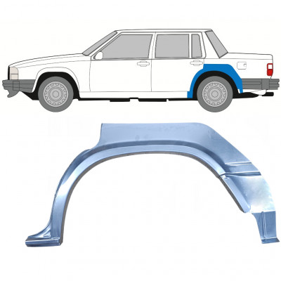 Pannello di riparazione parafango posteriore per Volvo 740 760 1982-1992 / Sinistra 8292