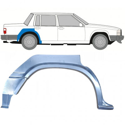 Pannello di riparazione parafango posteriore per Volvo 740 760 1982-1992 / Destra 8291