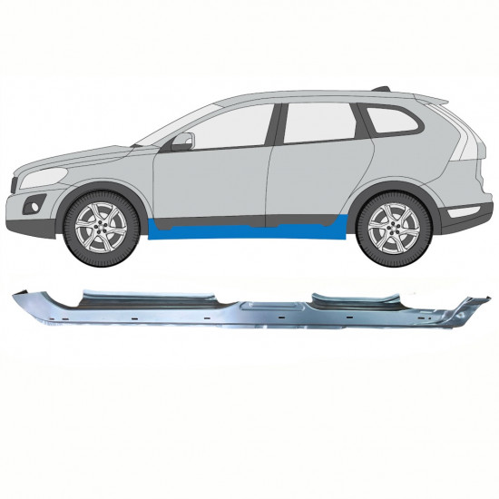 Sottoporta Lamiera Completo per Volvo XC60 2008-2017 / Sinistra 8665