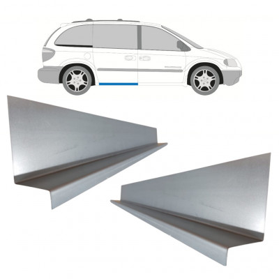 Pannello di riparazione davanzale porta scorrevole per Chrysler Voyager 2000-2008 / Sinistra+Destra / Set 11194