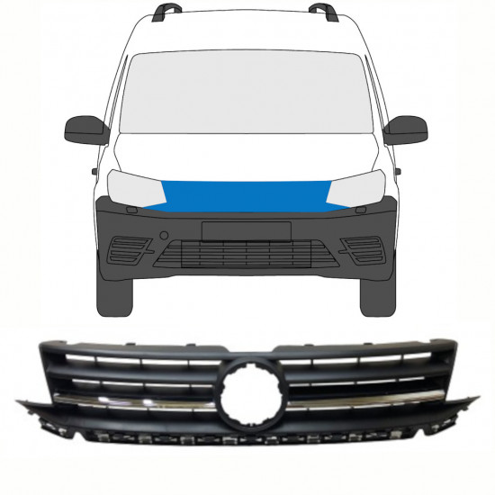 Griglia per Volkswagen Caddy 2010-2020 8416