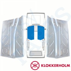 Pannello di riparazione del pavimento sottoscocca per Volkswagen Golf 1 1974-1985 / Sinistra+Destra / Set 10340