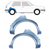 Pannello di riparazione parafango posteriore per Volkswagen Golf 2 1982-1992 / Sinistra+Destra / Set 9679