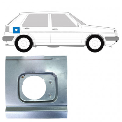 Lamierato riparazione ingresso bocchettone per Volkswagen Golf 2 1982-1992 7253
