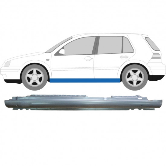 Sottoporta Lamiera Completo per Volkswagen Golf 4 1997-2006 / Sinistra 5293