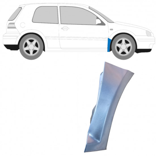 Pannello di riparazione parafango anteriore per Volkswagen Golf 4 1997-2006 / Destra 7232
