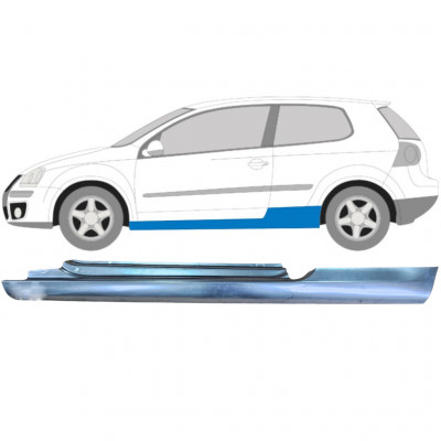 Sottoporta Lamiera Completo per Volkswagen Golf 5 2003-2009 / Sinistra 5170