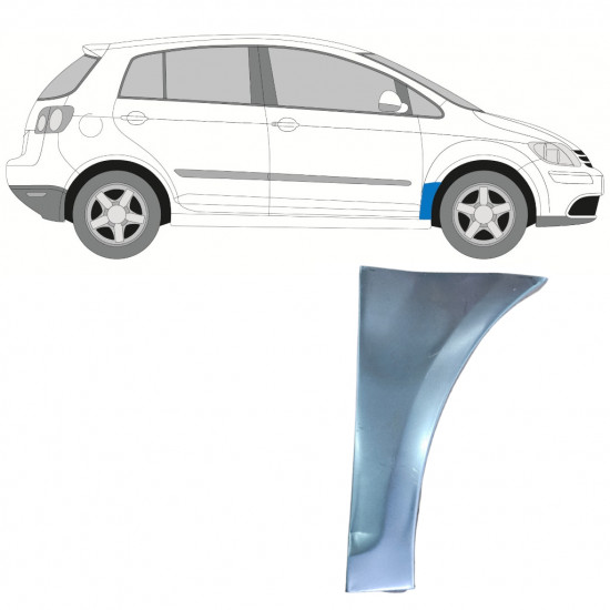 Pannello di riparazione parafango anteriore per Volkswagen Golf Plus 2005-2013 / Destra 7840
