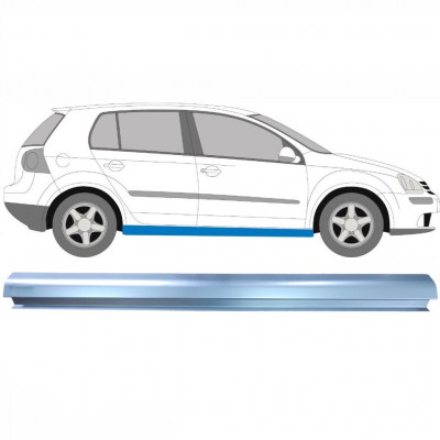 Pannello di riparazione sottoporta lamiera per Volkswagen Golf 5 2003-2009 / Sinistra = Destra (simmetrico) 11268