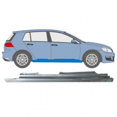 Sottoporta Lamiera Completo per Volkswagen Golf 7 2012- / Destra 8299