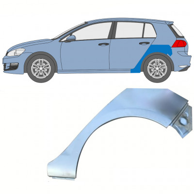 Pannello di riparazione parafango posteriore per Volkswagen Golf 7 2012- / Sinistra 8365