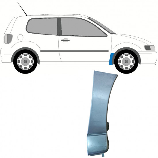 Pannello di riparazione parafango anteriore per Volkswagen Polo 1994-1999 / Destra 9105
