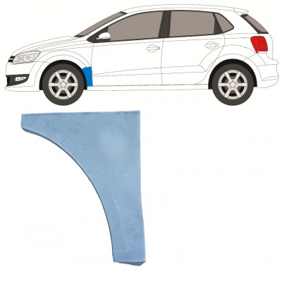 Pannello di riparazione parafango anteriore per Volkswagen Polo 2009-2017 / Sinistra 8943